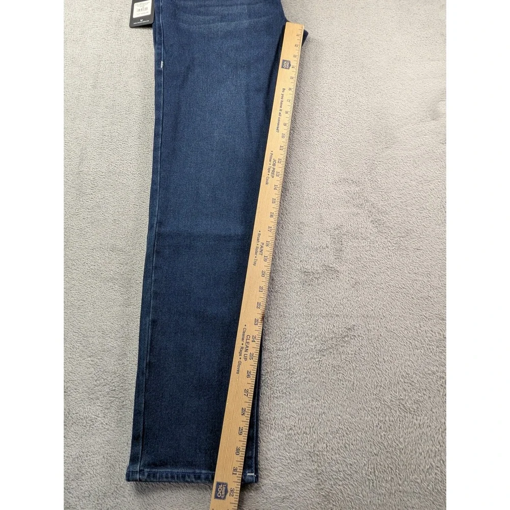 True Religion Rocco Relaxed Skinny Jeans Dark Scorched Wash Flap Pocket Mens 34 - Picture 8 of 15